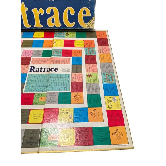 Vintage Ratrace Board Game House of Games Waddingtons 1970 Good Complete - Picture 4 of 9